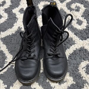 Dr. Martens Black Kids Boots